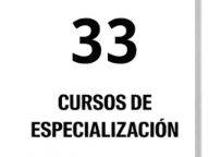 33 Cursos de especialización