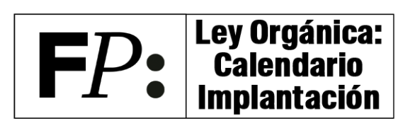 CALENDARIO DE IMPLANTACIÓN