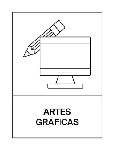 Icono familia profesional Artes Gráficas
