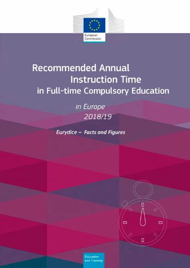 Recommended Annual Instruction Time in Full-time Compulsory Education in Europe – 2018/19
