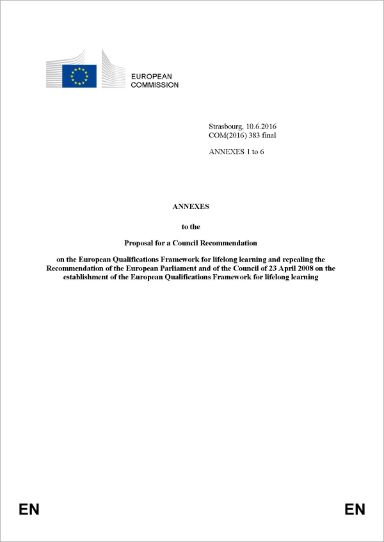 Annexes to the Proposal for a Council Recommendation on the European Qualifications Framework for lifelong learning