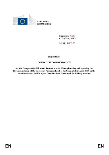 Proposal for a Council Recommendation on the European Qualifications Framework for lifelong learning