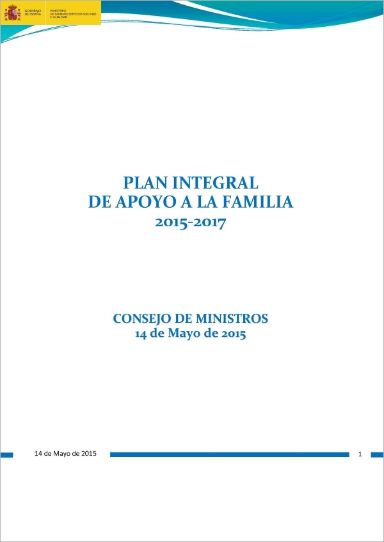 Plan Integral de apoyo a la familia 2015-2017