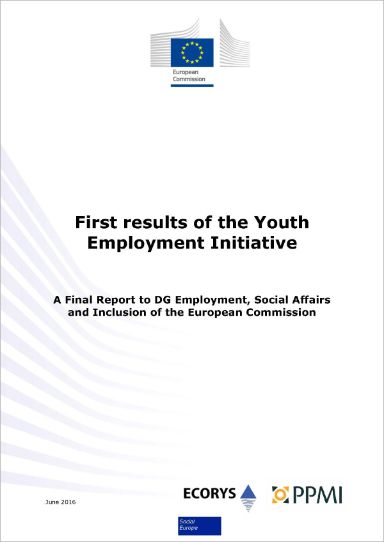 First results of the Youth Employment Initiative (2016)
