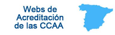 Páginas web de Acreditación de las CCAA