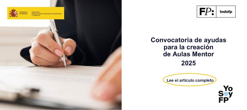 Ayudas en el año 2025 para la creación de Aulas Mentor dependientes del Programa Aula Mentor