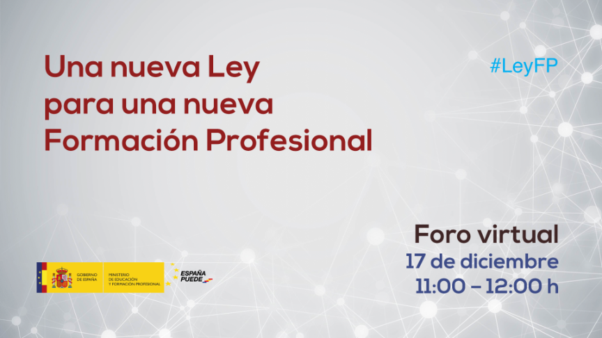 Una nueva Ley para una nueva Formación Profesional