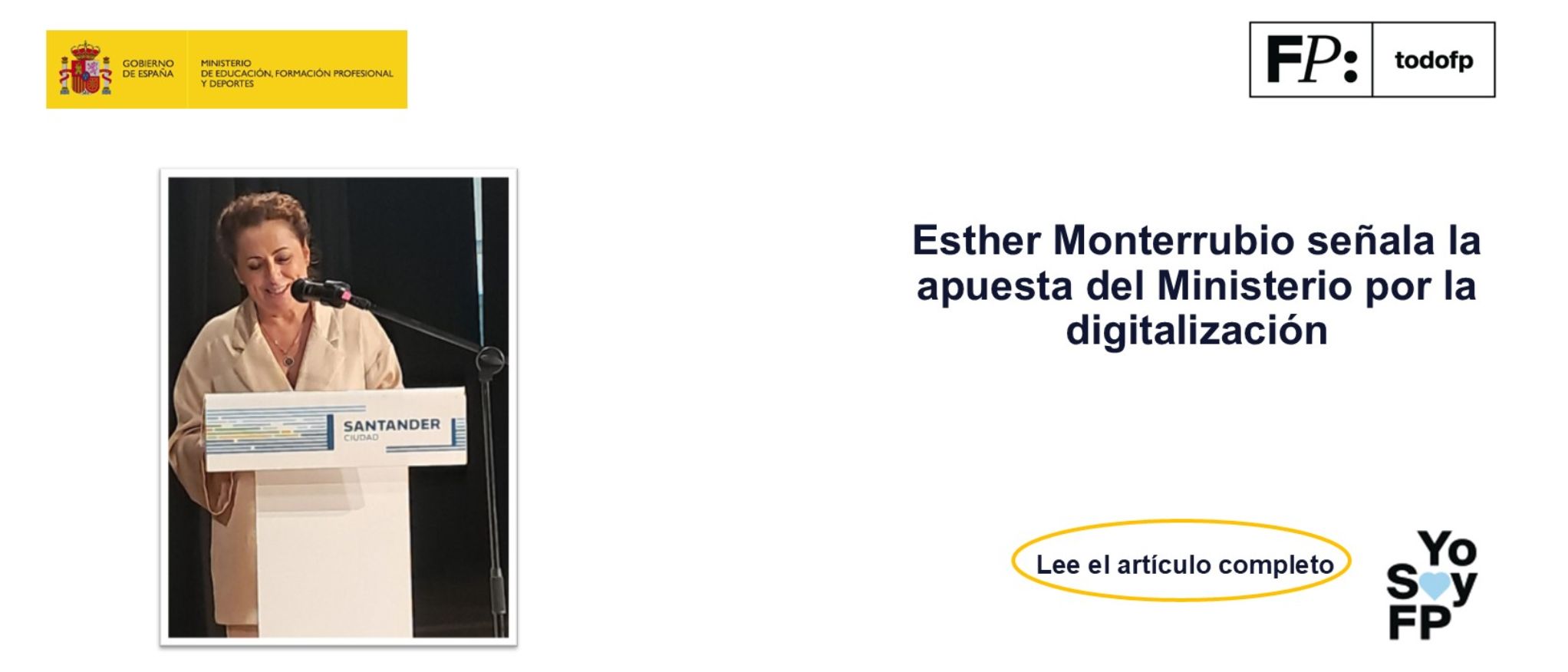 Esther Monterrubio señala la apuesta del Ministerio por la digitalización