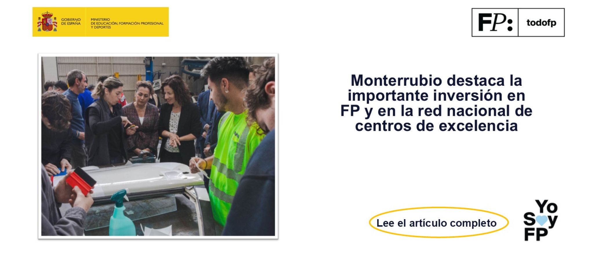 Monterrubio destaca ante Minzatu, vicepresidenta europea, la inversión del Gobierno en FP y centros de excelencia