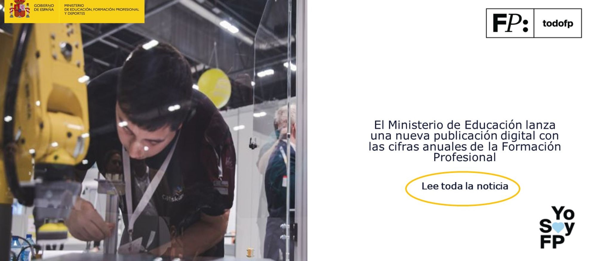 El Ministerio de Educación lanza una nueva publicación digital con las cifras anuales de la Formación Profesional