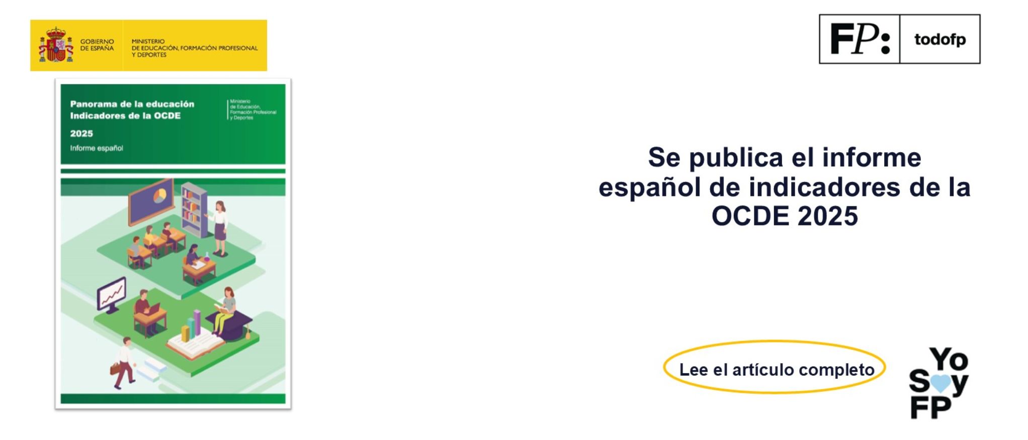 Se publica el informe español de indicadores de la OCDE 2025