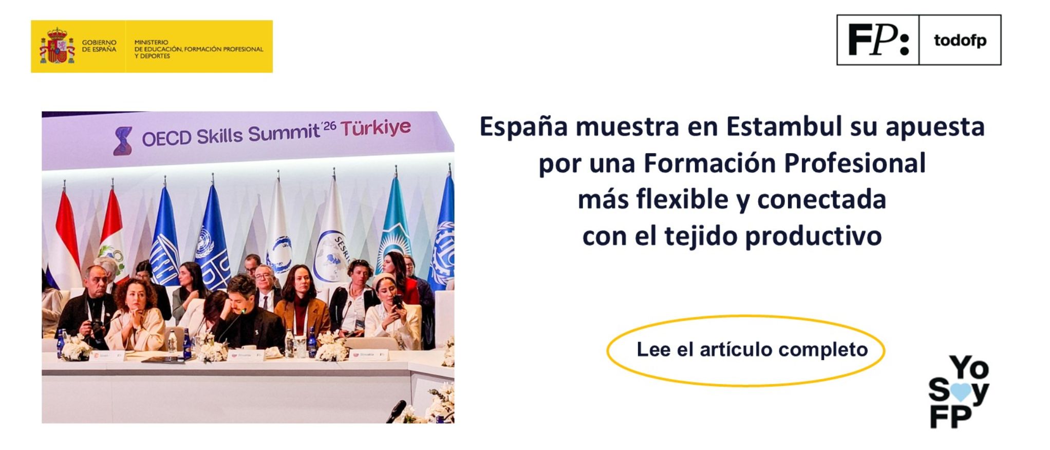 España muestra en Estambul su apuesta por una Formación Profesional más flexible y conectada con el tejido productivo