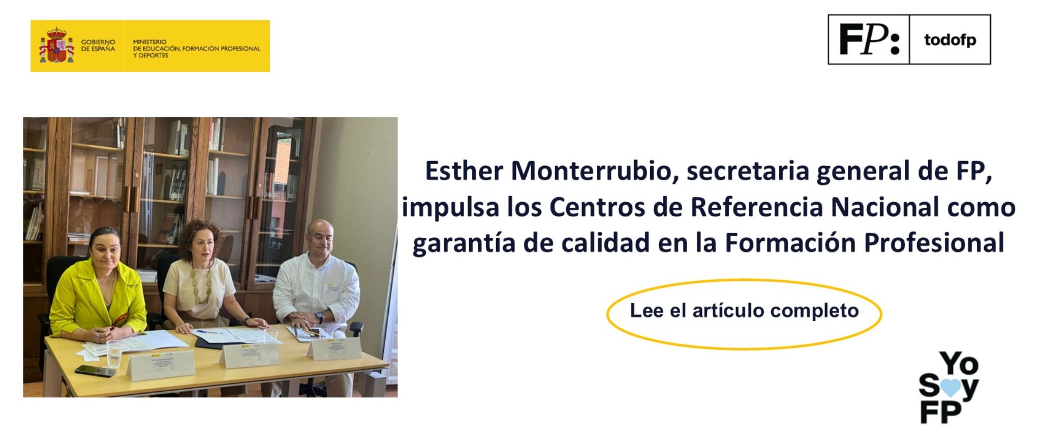 Milagros Tolón sitúa la Formación Profesional en el centro de la transformación educativa