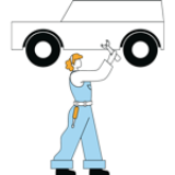 Logotipo Transporte y Mantenimiento de Vehículos